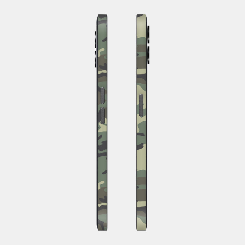 Forest Camo Glass Back