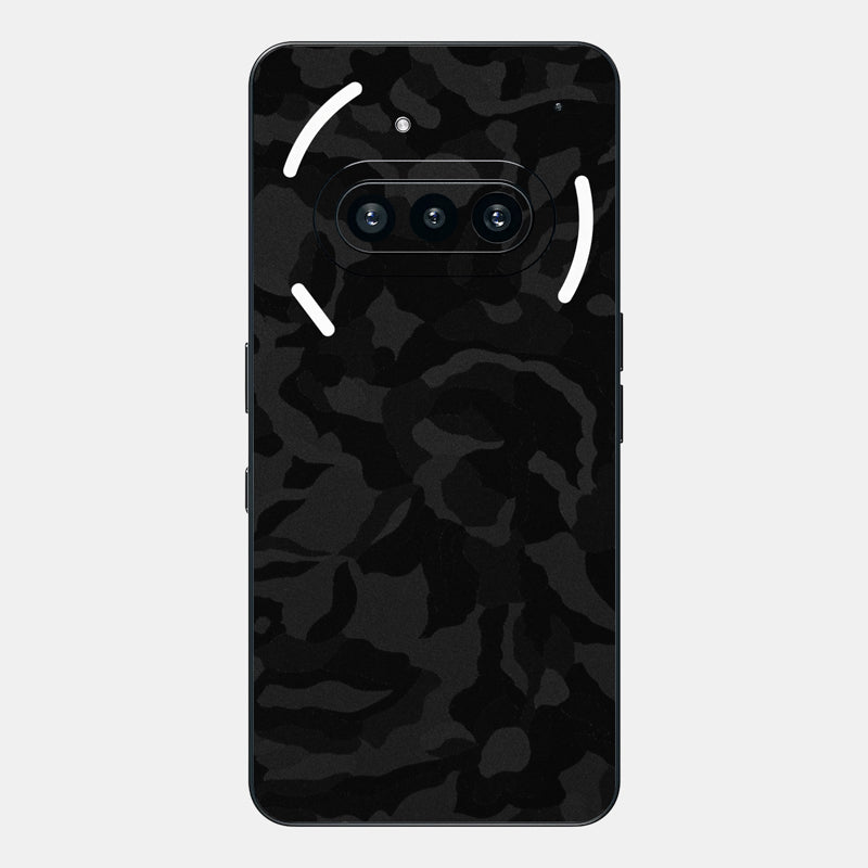 black camo Glass Back