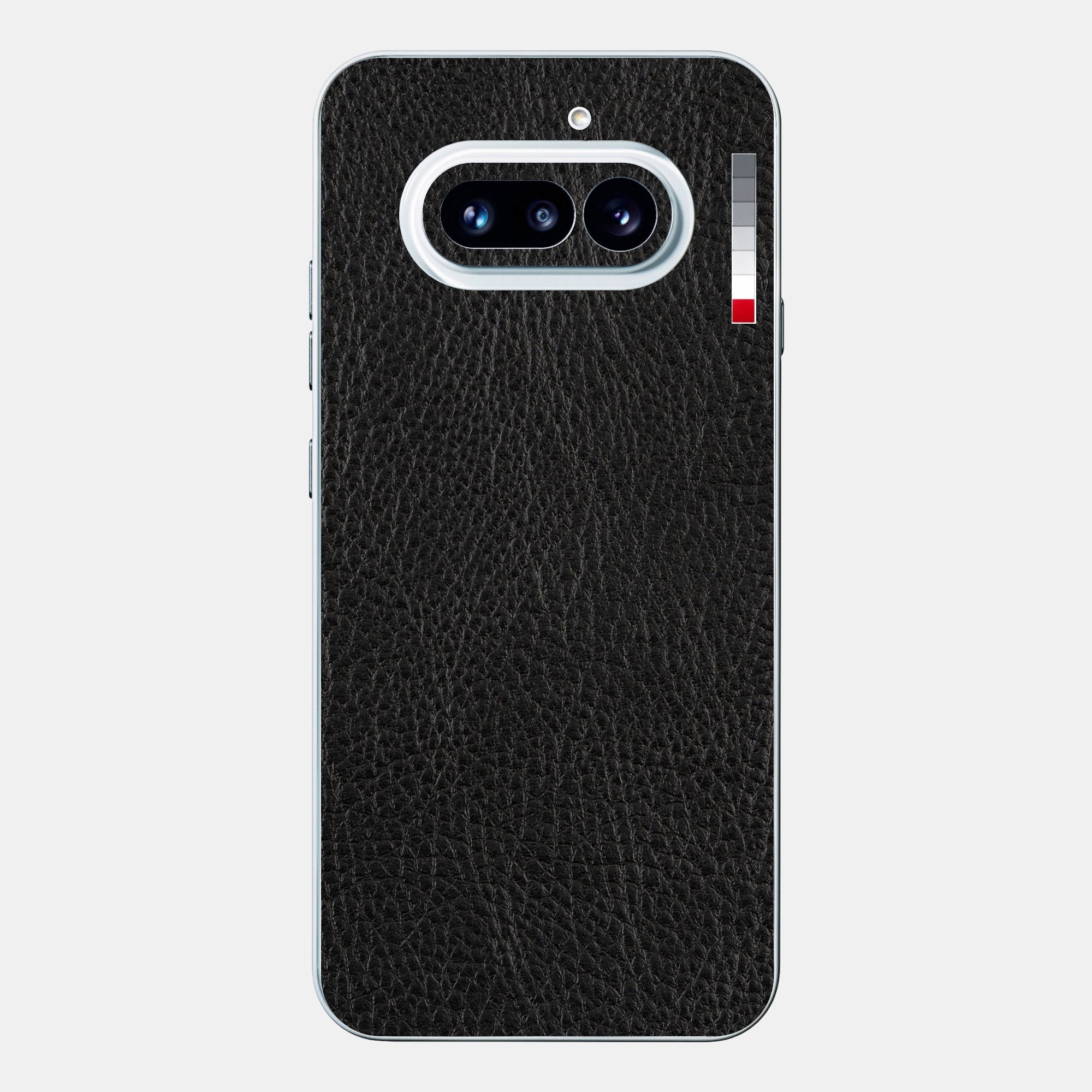 black leather Glass Back