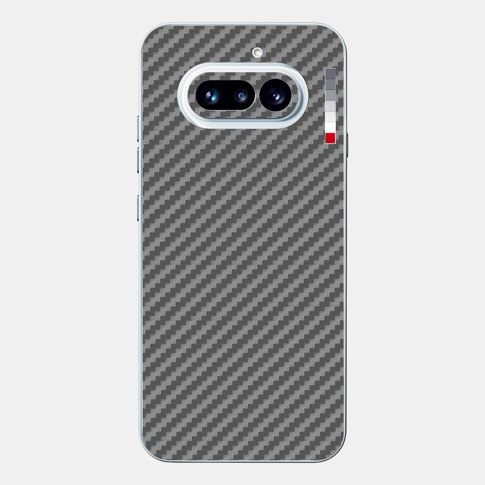 Carbon Fibre Grey Glass Back