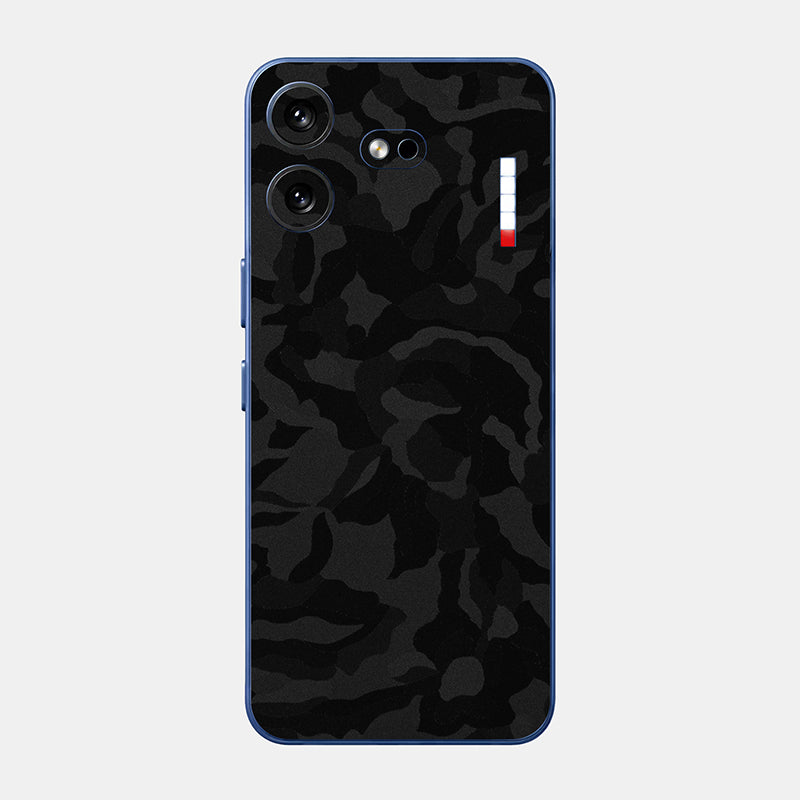 black camo Glass Back