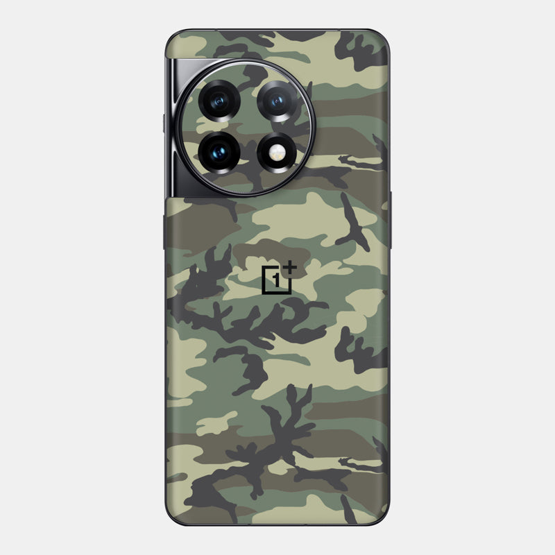 Forest Camo Glass Back