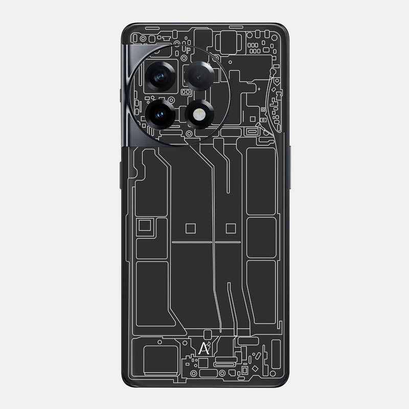 Teardown Black Glass Back