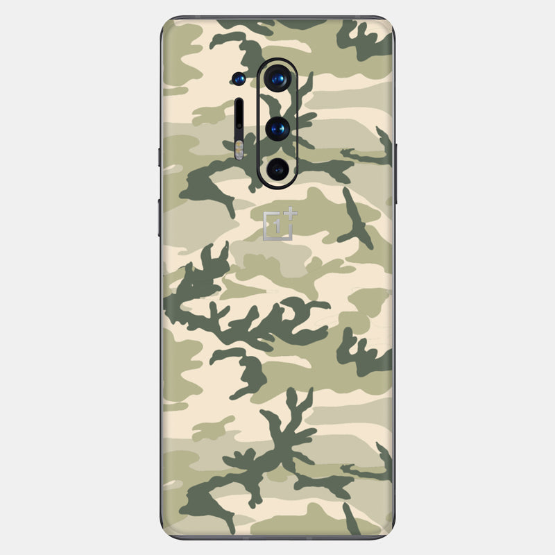 Military Camo Glass Back