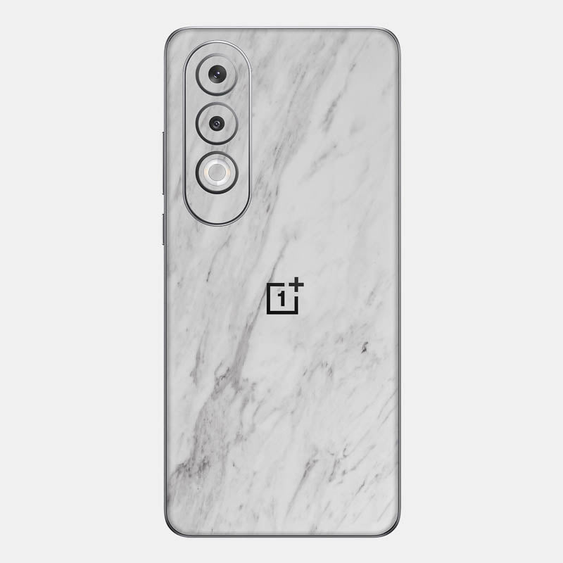White Marble Glass Back