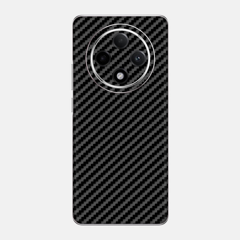 Carbon Fibre Black Glass Back
