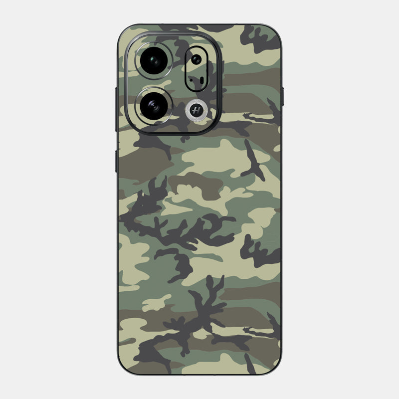 Forest Camo Glass Back