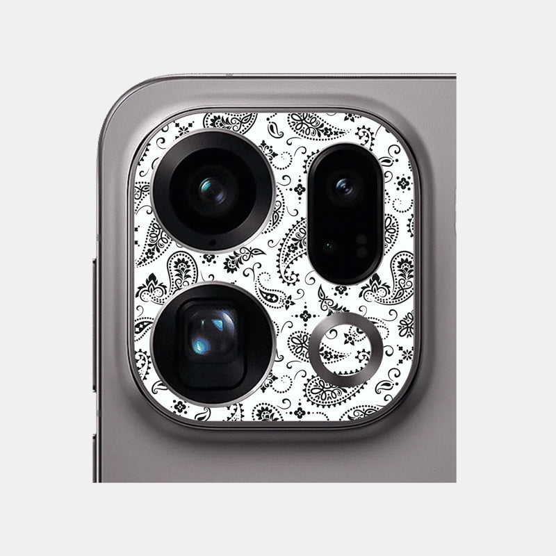 White Paisley Pack of 2