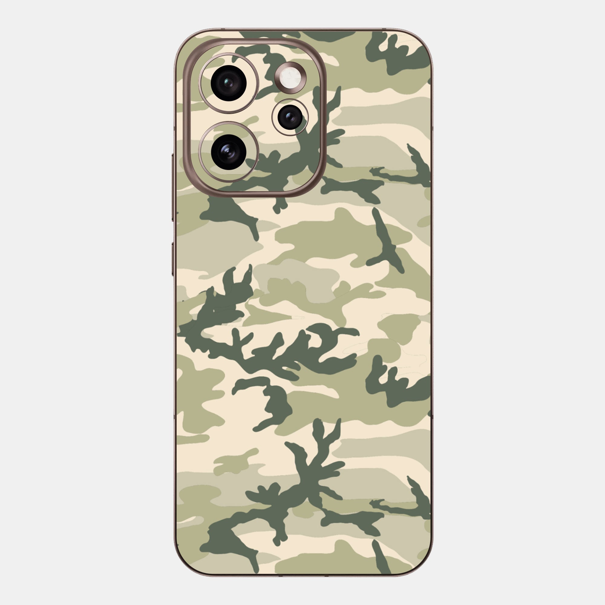 Military Camo Glass Back