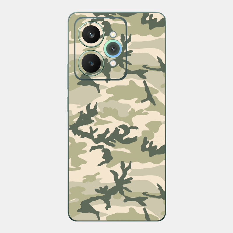 Military Camo Glass Back