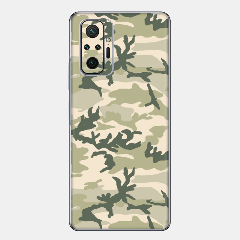 Military Camo Glass Back