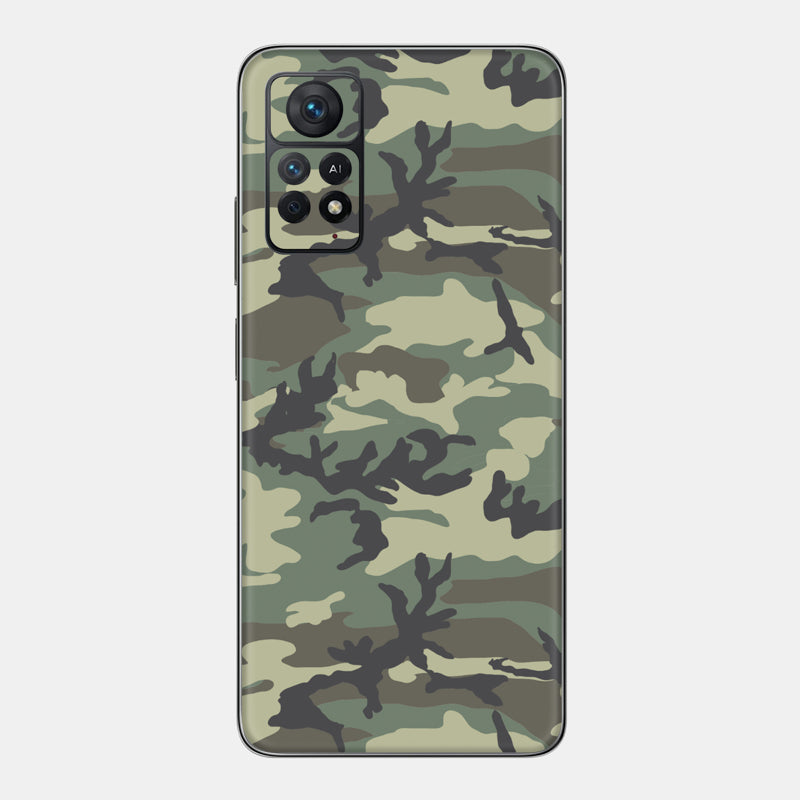 Forest Camo Glass Back