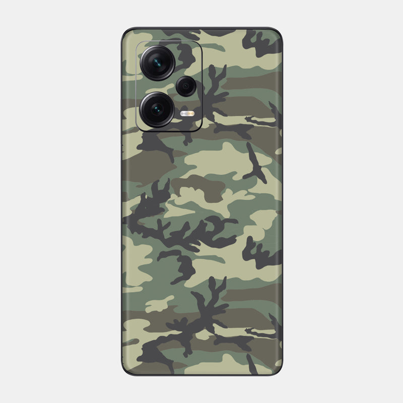 Forest Camo Glass Back