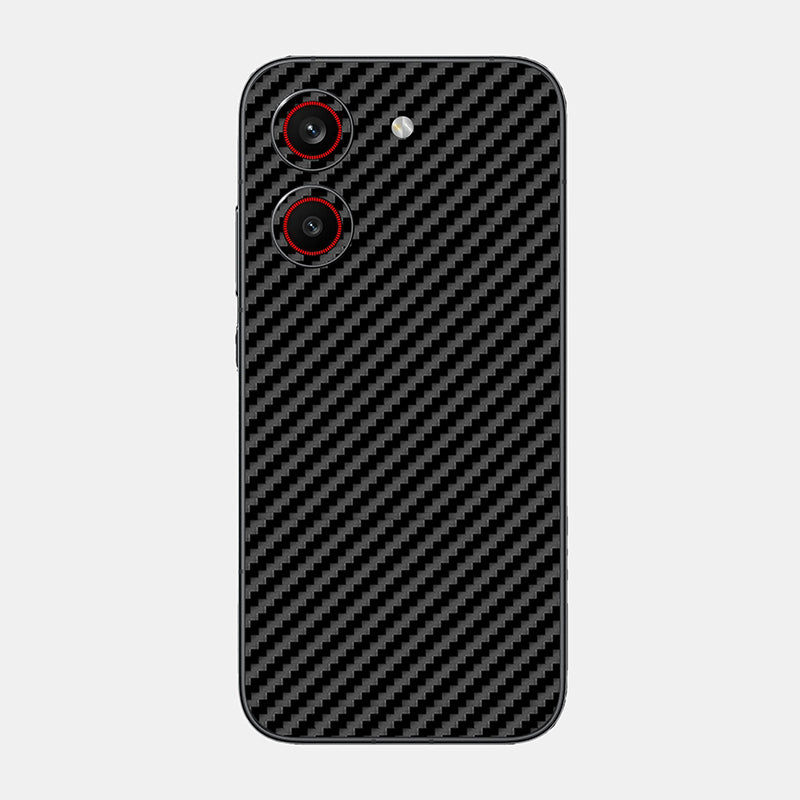 Carbon Fibre Black Glass Back