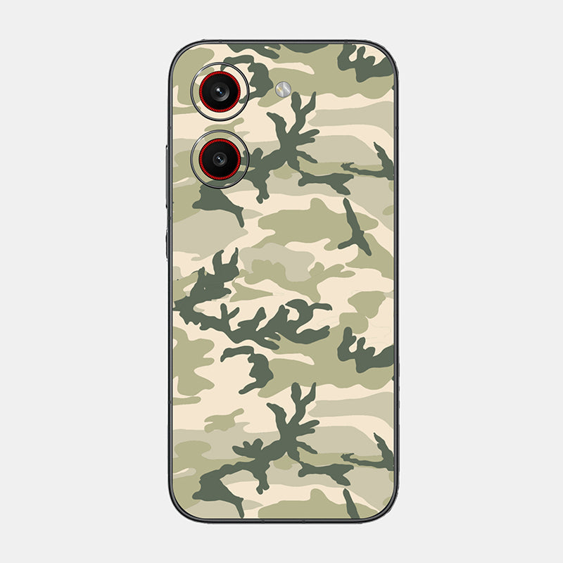 Military Camo Glass Back