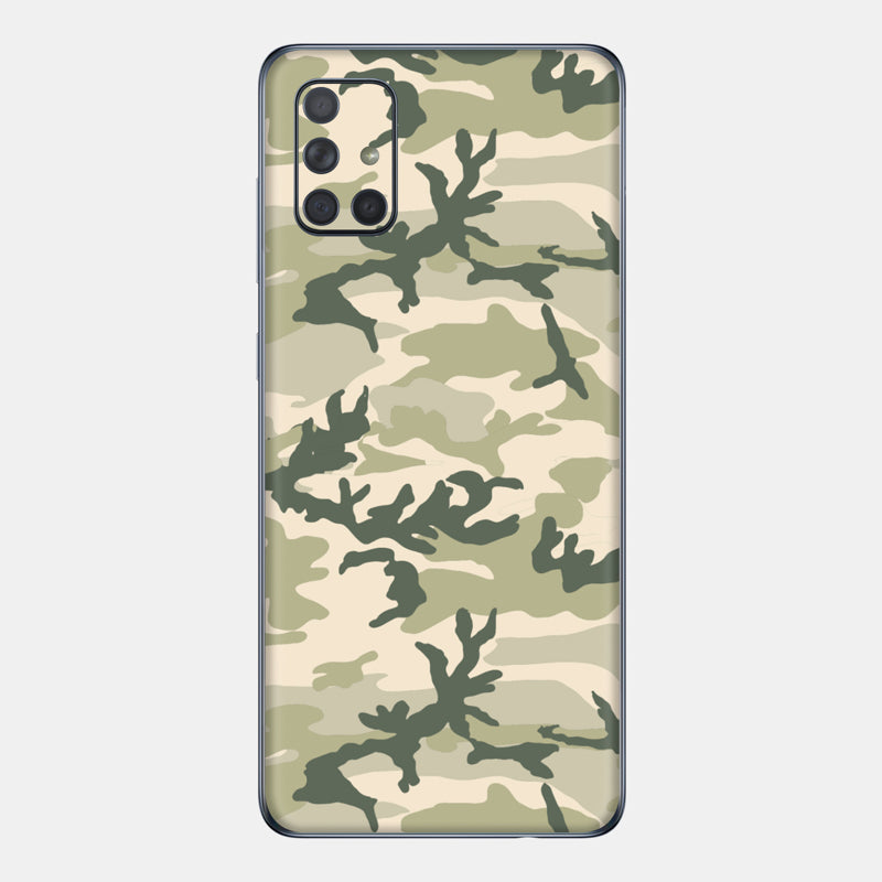 Military Camo Glass Back