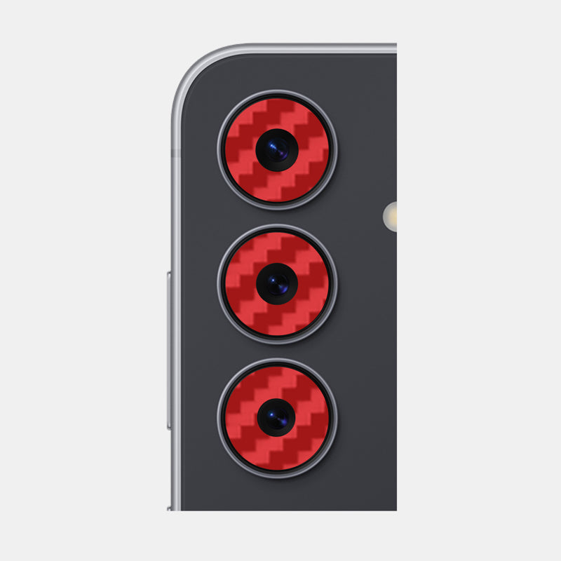 Carbon Fibre Red Pack of 2