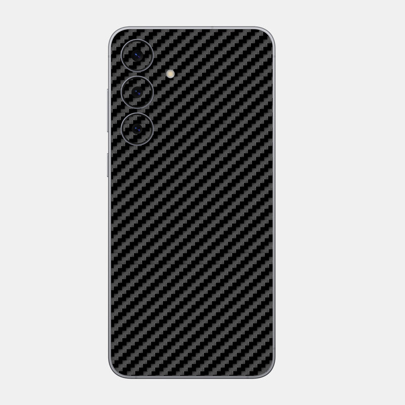 Carbon Fibre Black Glass Back