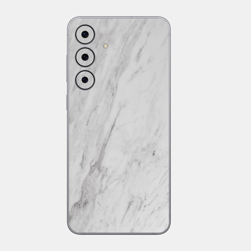 White Marble Glass Back