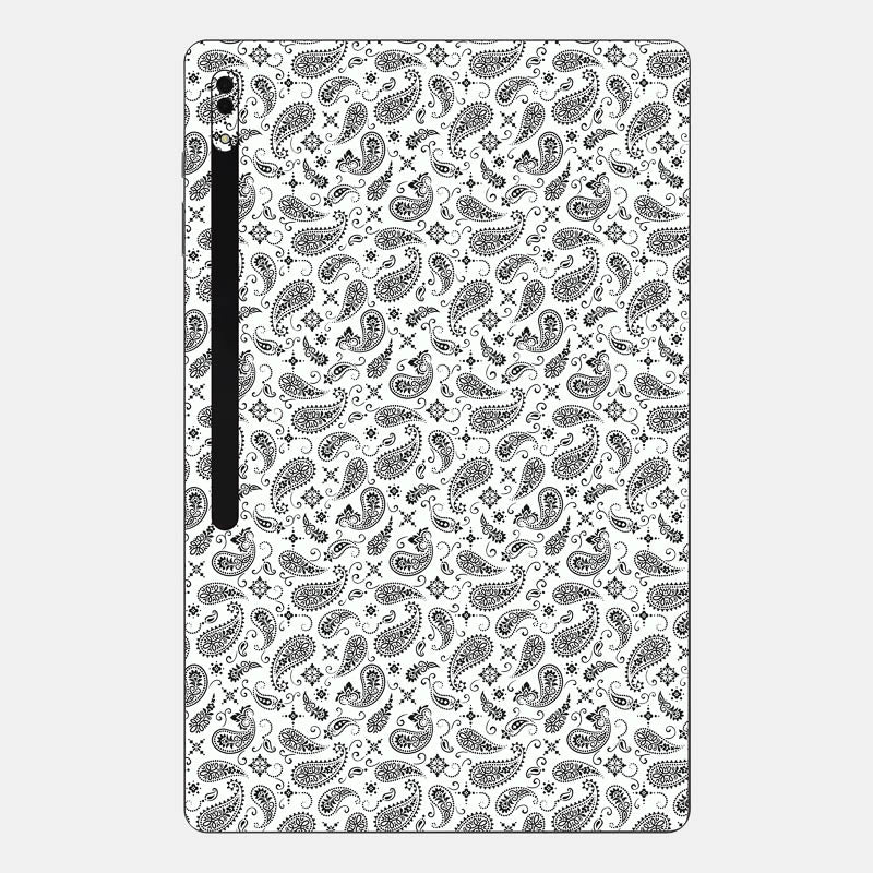 White Paisley Full Body