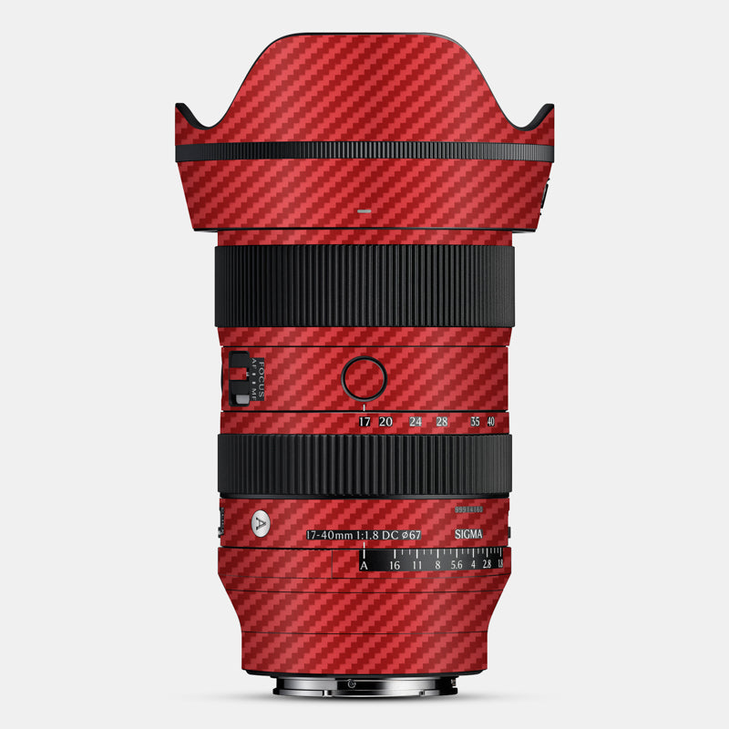 Carbon Fibre Red Full Body