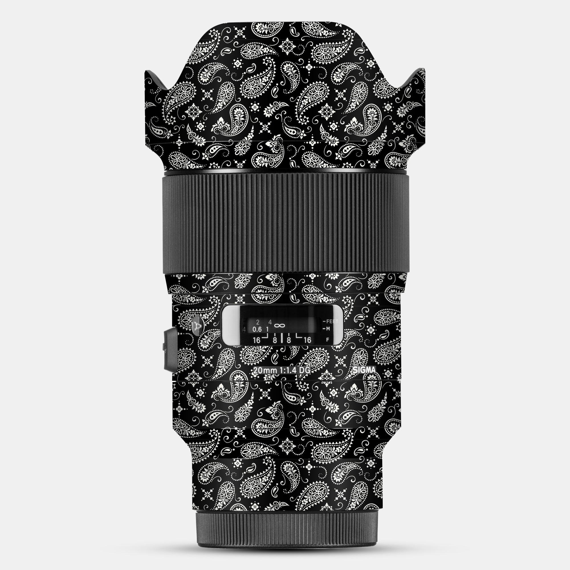 Black Paisley Full Body