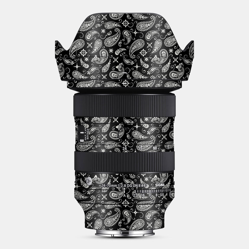 Black Paisley Full Body