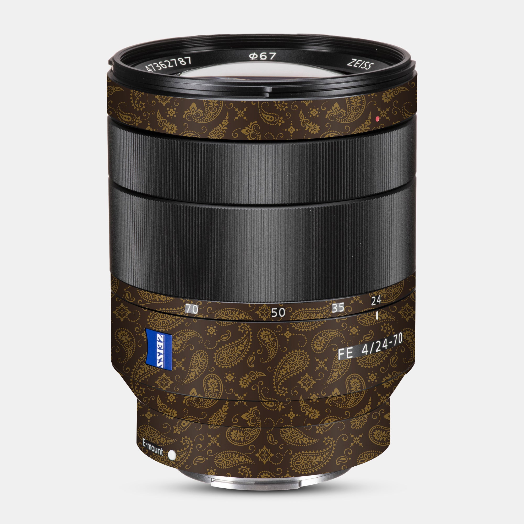 Brown Paisley Full Body