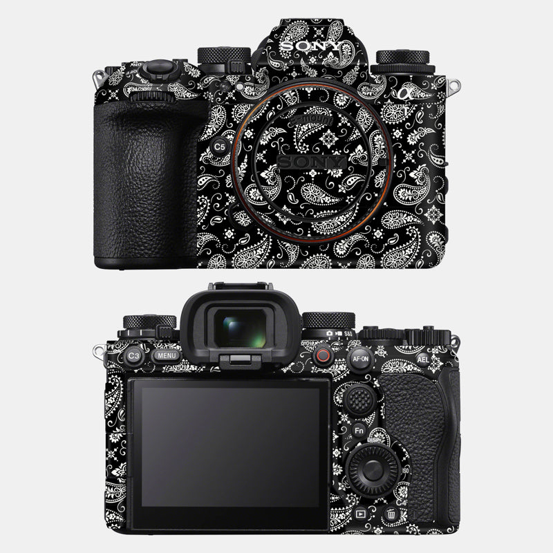 Black Paisley Full Body