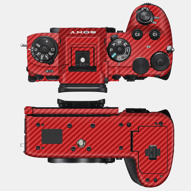 Carbon Fibre Red Full Body