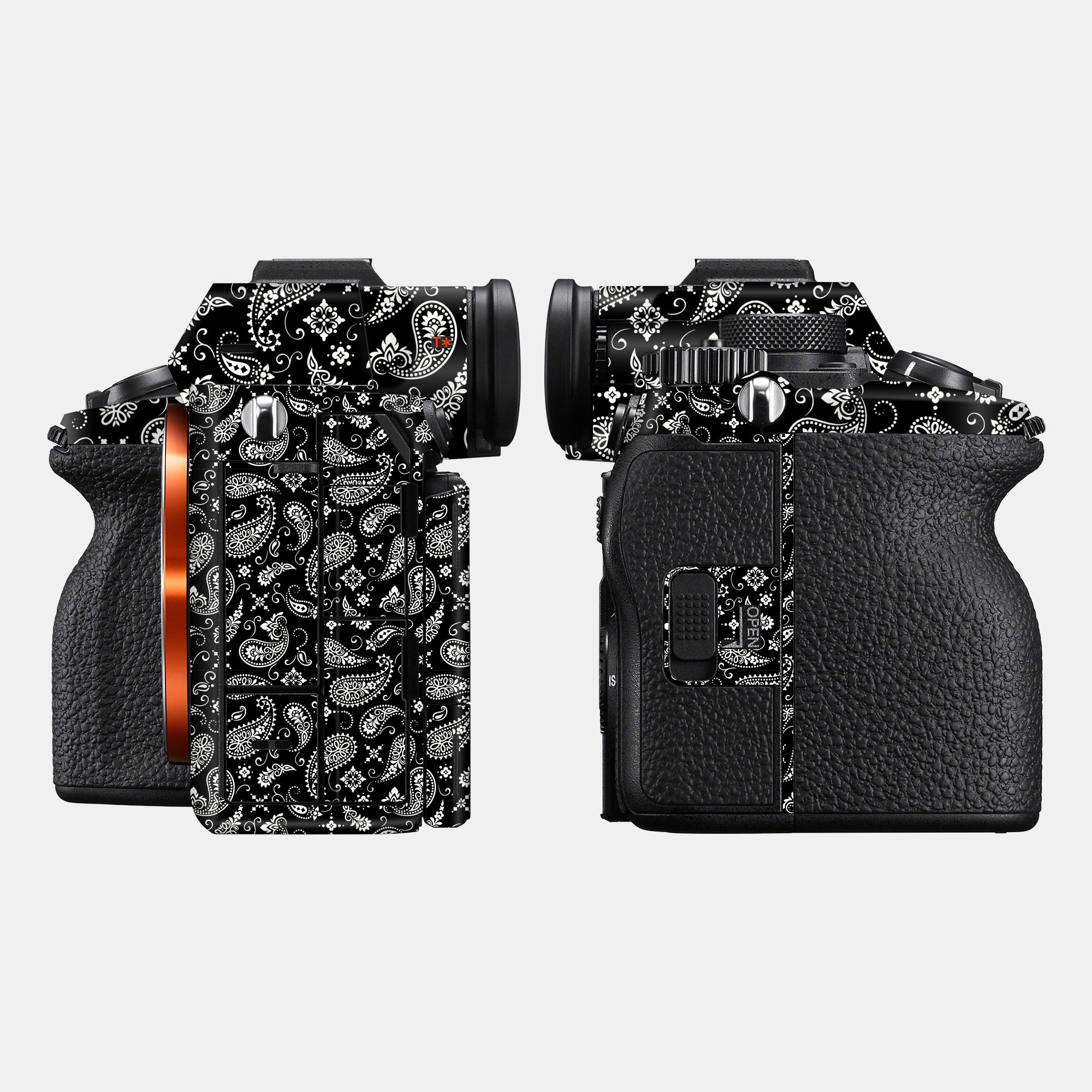 Black Paisley Full Body