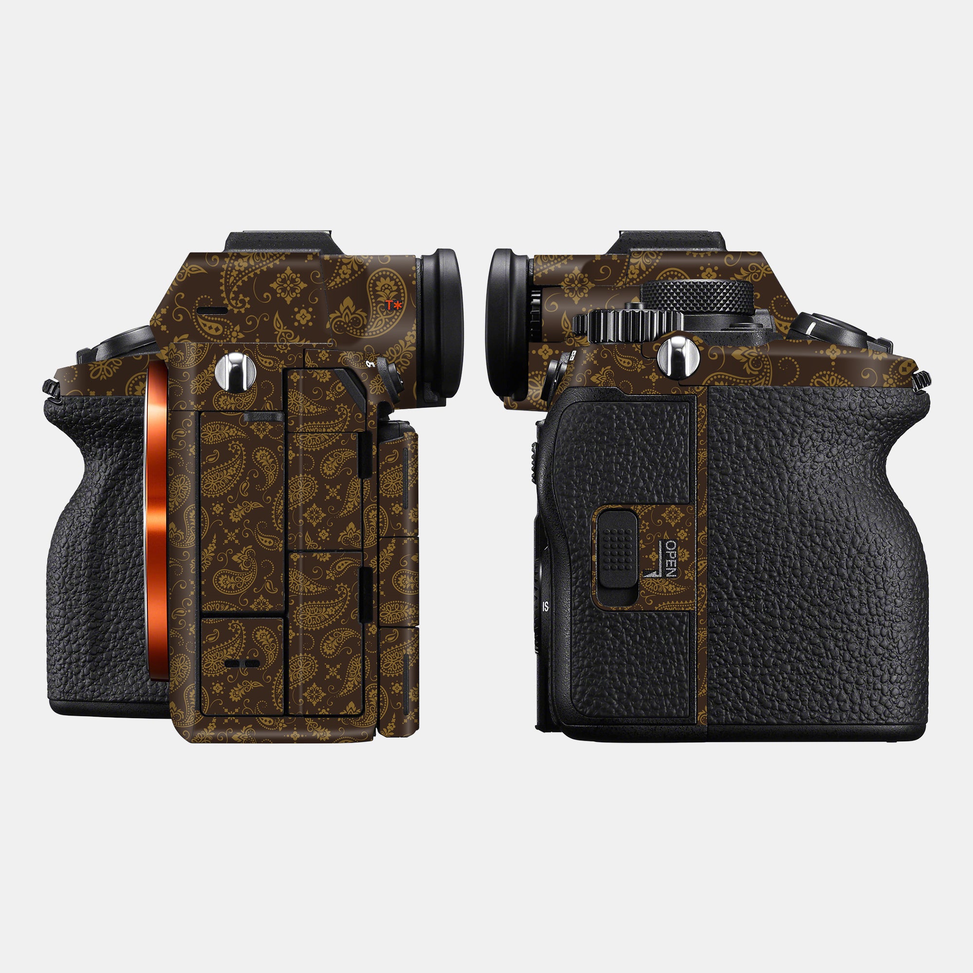 Brown Paisley Full Body