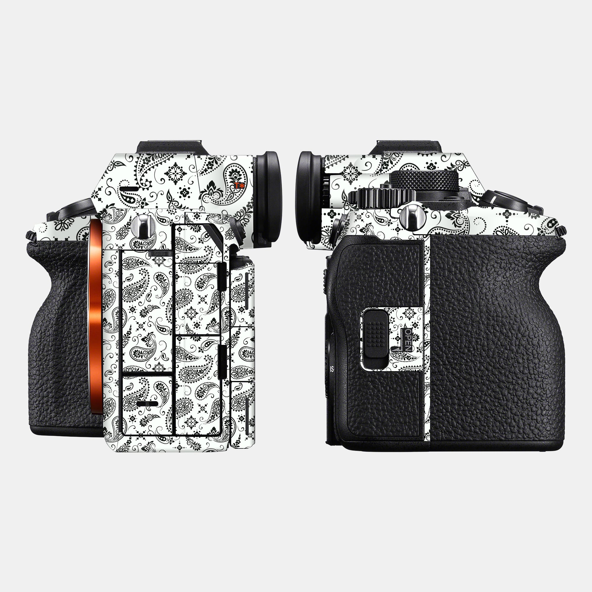 White Paisley Full Body