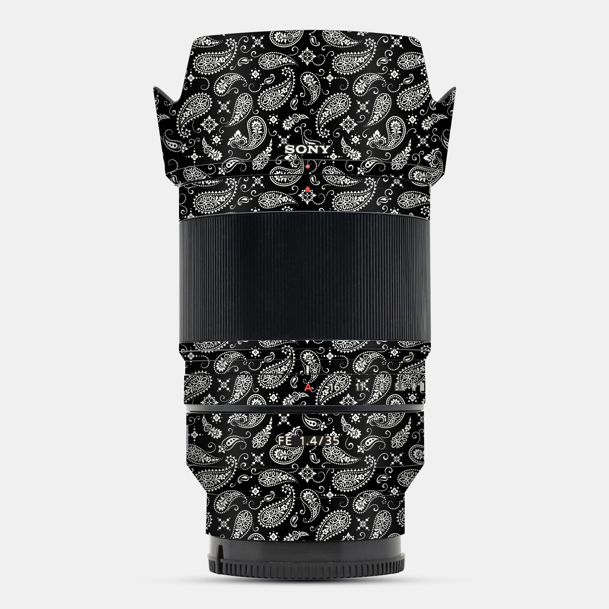 Black Paisley Full Body