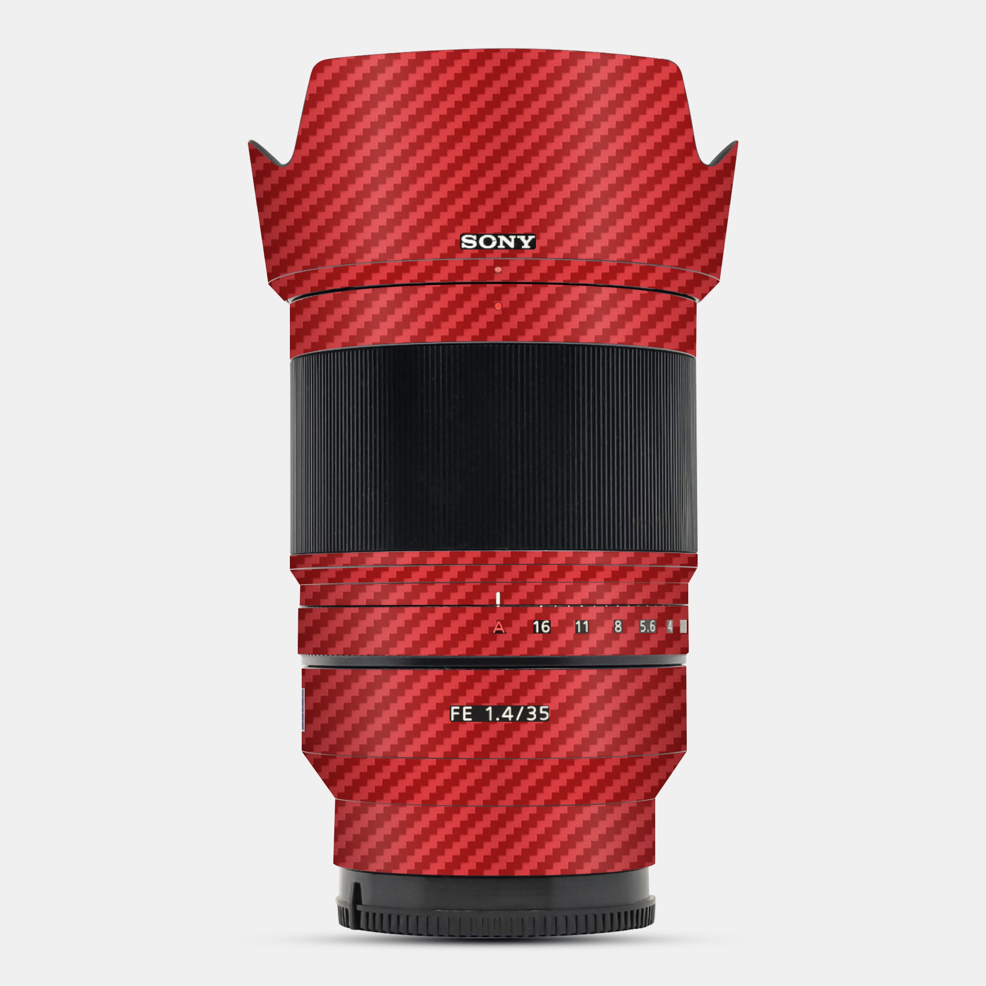 Carbon Fibre Red Full Body