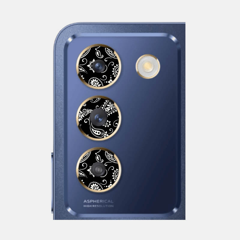 Black Paisley Pack of 2