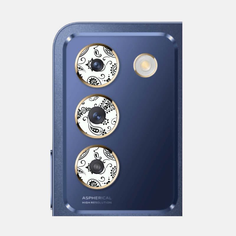 White Paisley Pack of 2