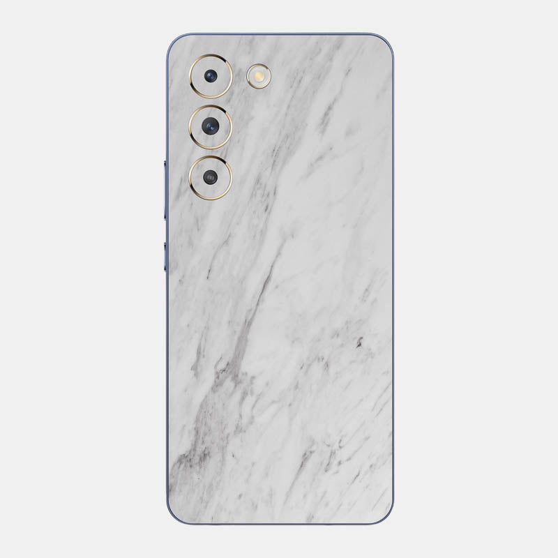 White Marble Glass Back