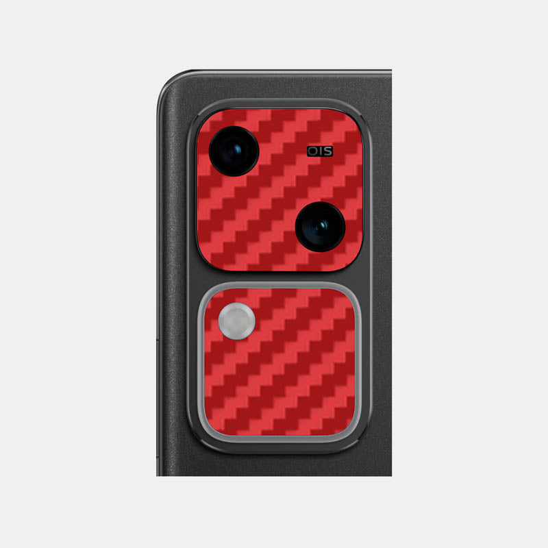 Carbon Fibre Red Pack of 2