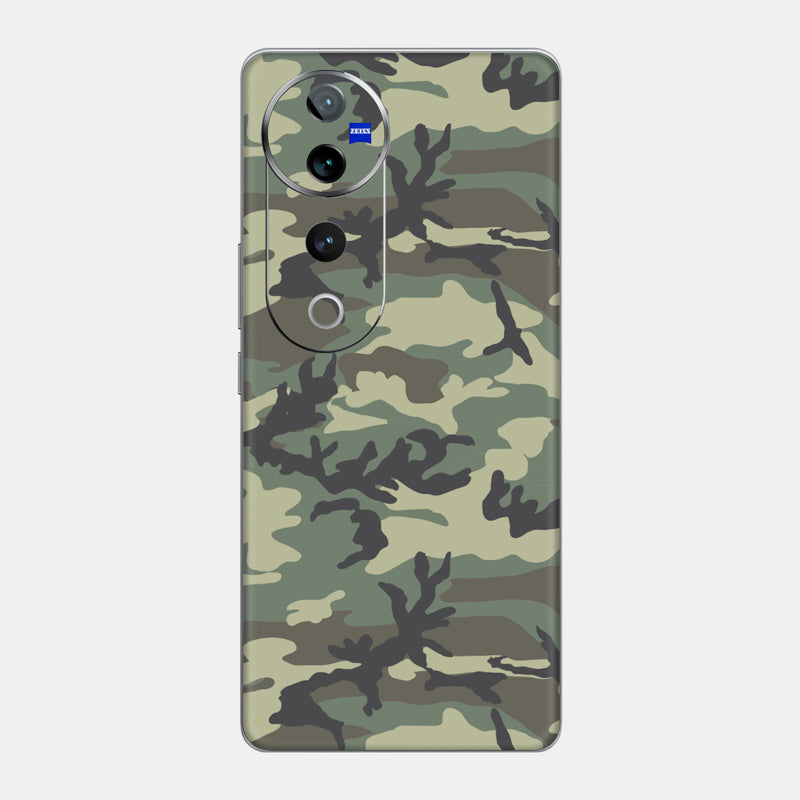 Forest Camo Glass Back