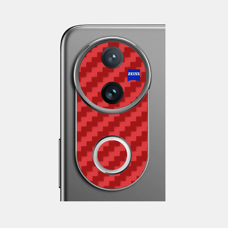 Carbon Fibre Red Pack of 2