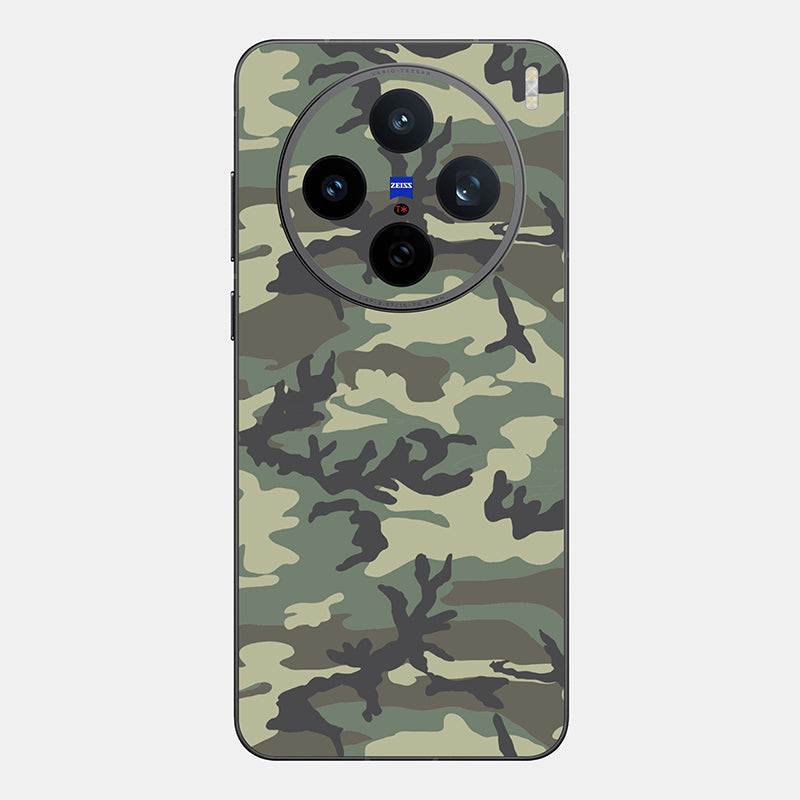 Forest Camo Glass Back