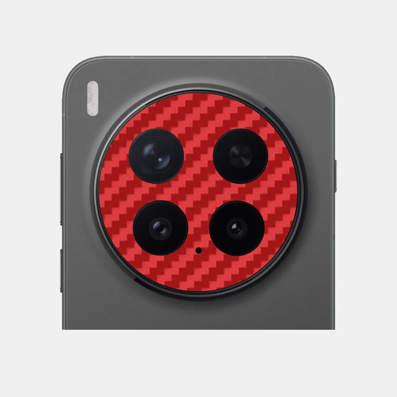 Carbon Fibre Red Pack of 2