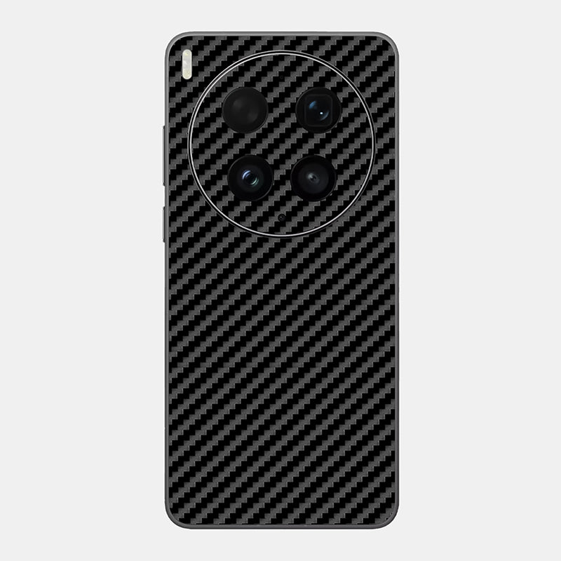 Carbon Fibre Black Glass Back