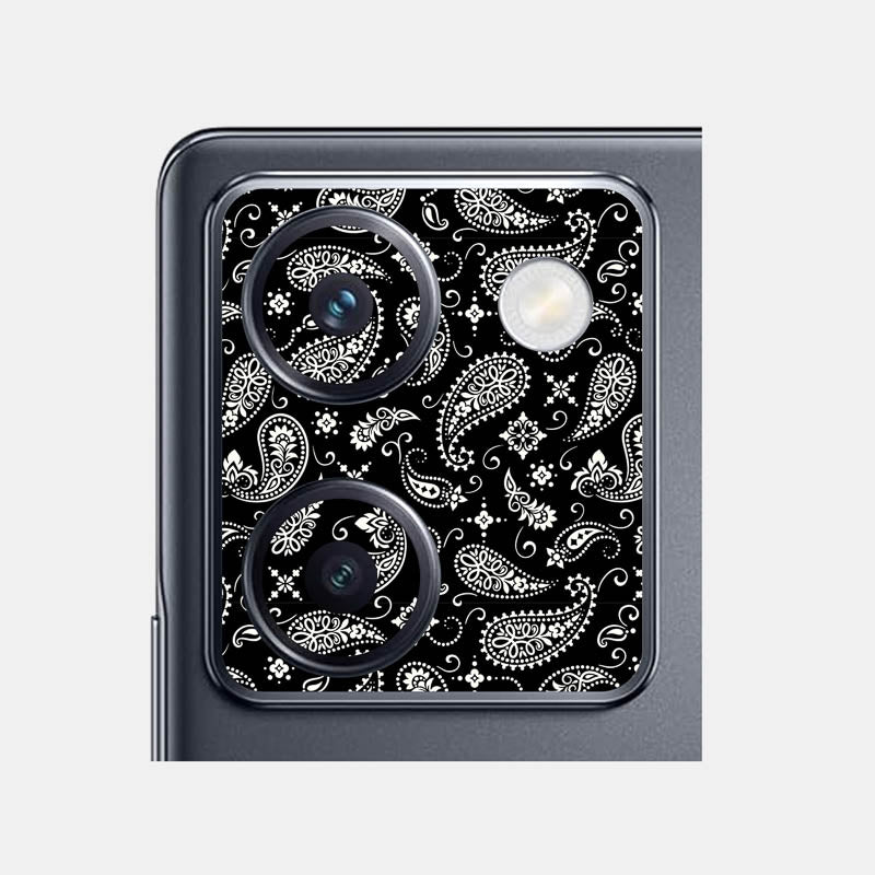 Black Paisley Pack of 2