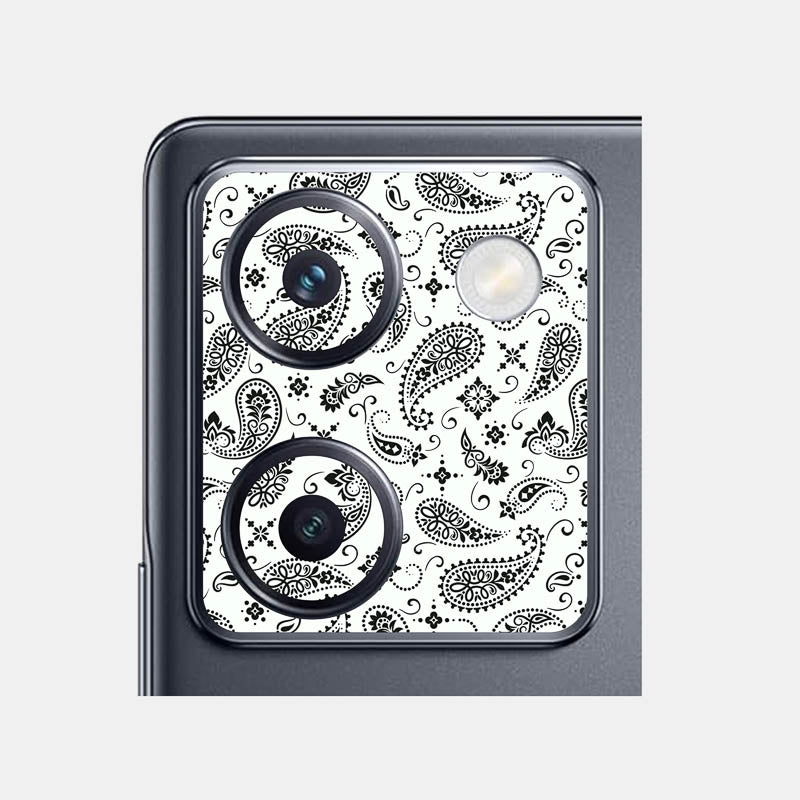 White Paisley Pack of 2