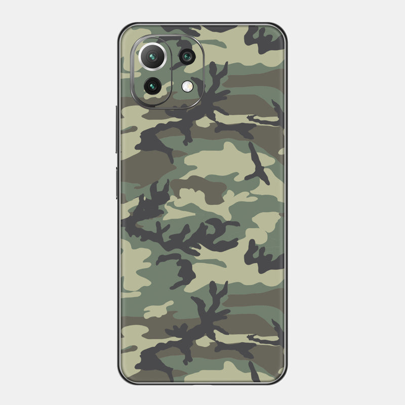 Forest Camo Glass Back
