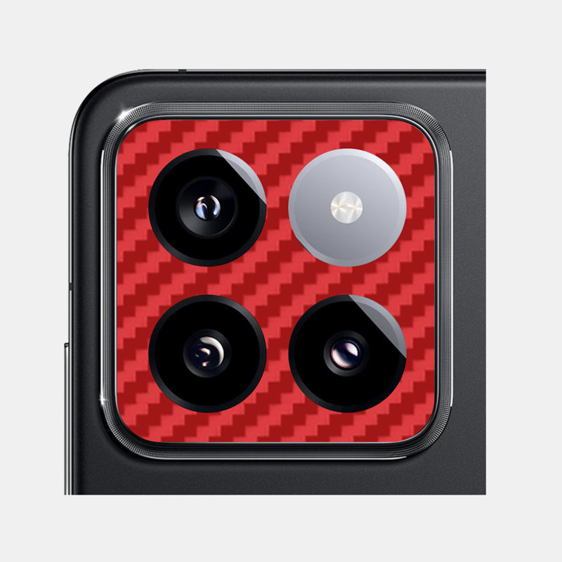 Carbon Fibre Red Pack of 2