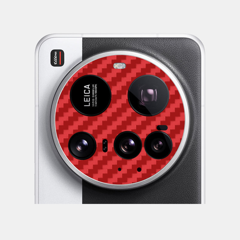 Carbon Fibre Red Pack of 2