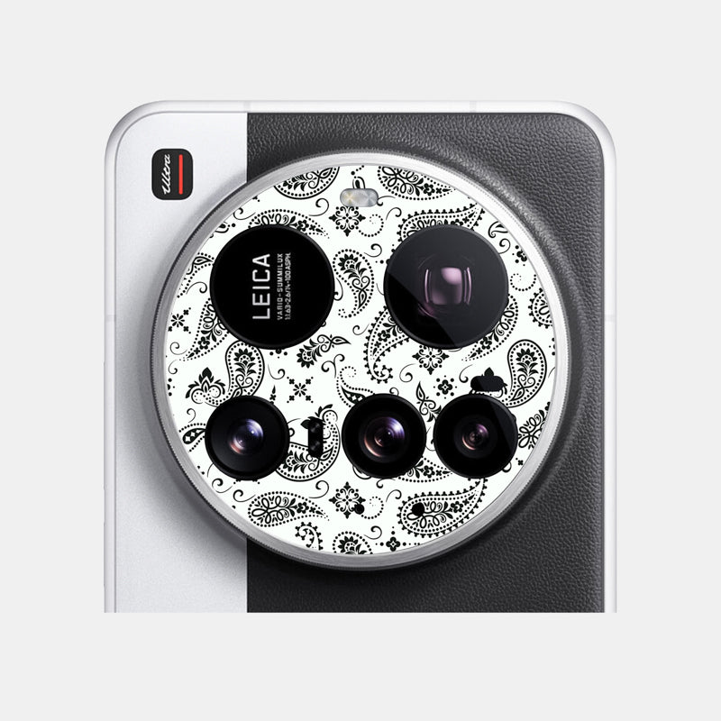 White Paisley Pack of 2